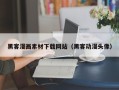 玉环黑客漫画素材下载网站（黑客动漫头像）